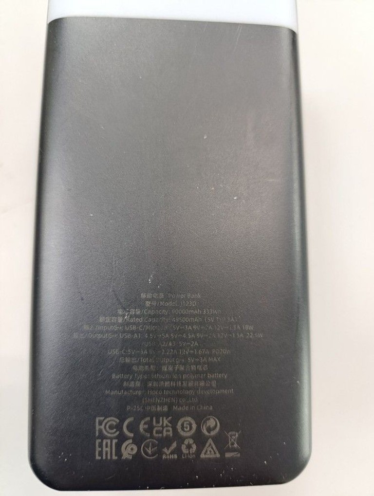 Дешево Hoco J123D Element 90000mAh 22.5W Black з ломбарду