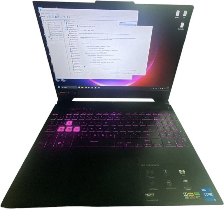 Купить Asus 15/core i5-12500h ddr5/16gb ddr5/ssd 512 gb/geforce rtx3050 4gb Б/У