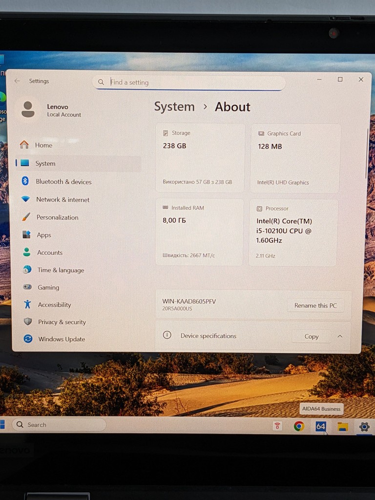 Lenovo ThinkPad L13 Yoga (+ стилус) Код:null. Зображення 4