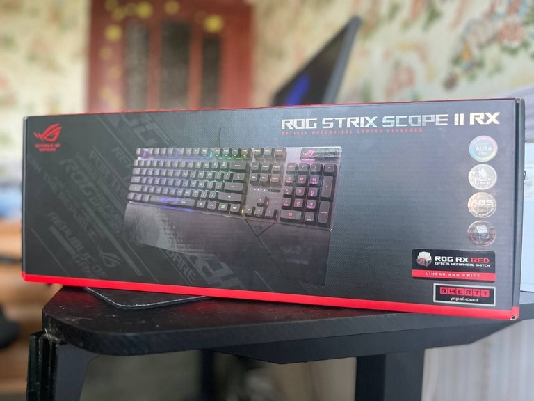 Купити Asus ROG Strix Scope II RX Red Black (90MP0350-BKMA00) Б/У