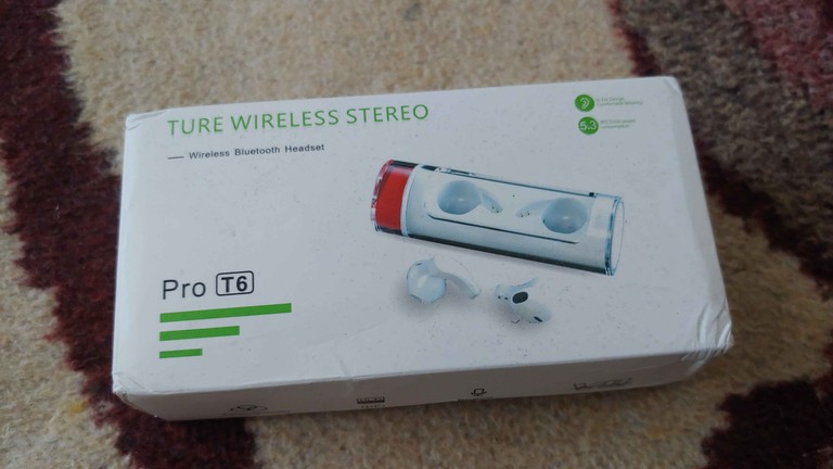 Беспроводные Bluetooth TWS Pro T6 Отличный Детальный Чистый Звук Дизайнерские Новые Код:null. Зображення 9
