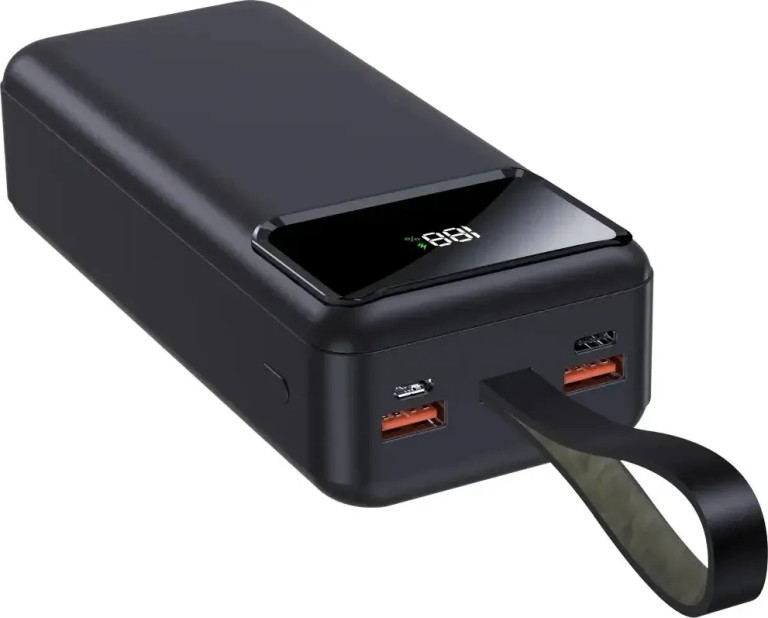 KPG-402 40000 мАч чорний з ліхтариком, 2 USB, microUSB та Type-C Код:null. Изображение 4