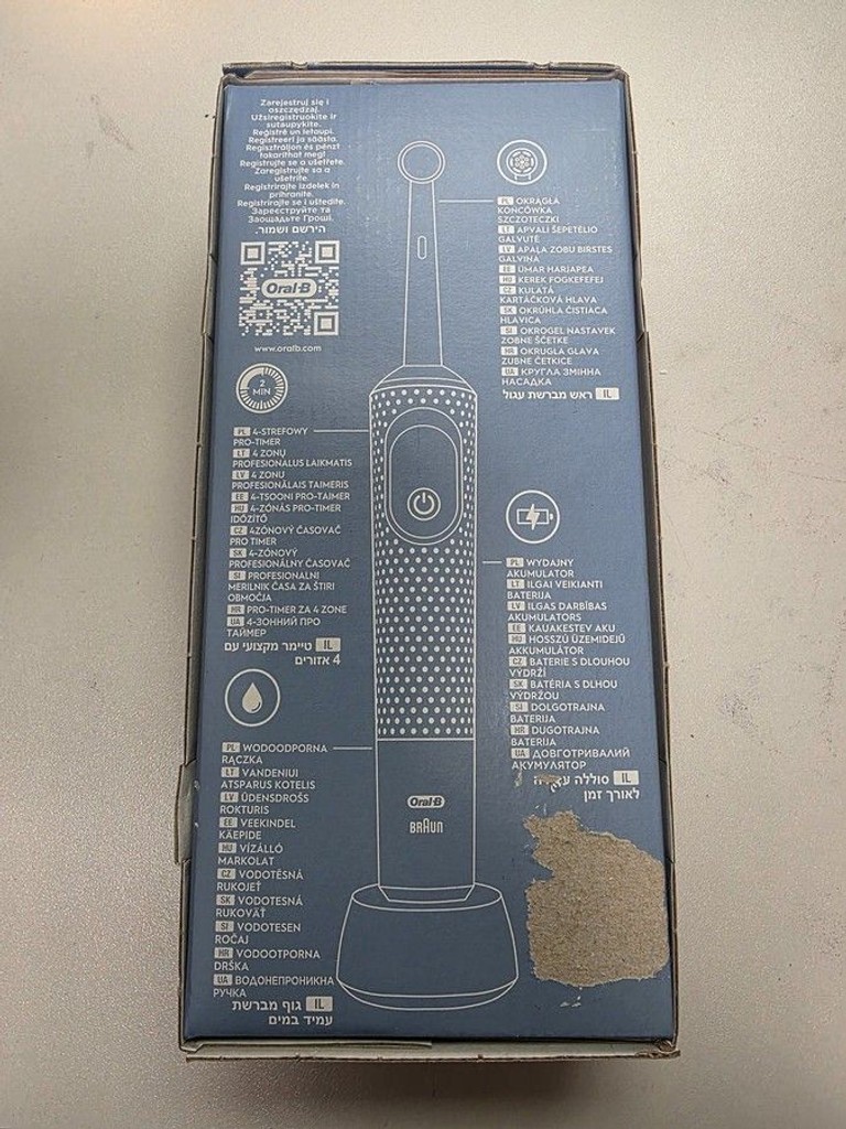 Оголошення Oral-b Vitality D103 PRO Protect X Clean D103.413.3 Black Б/У