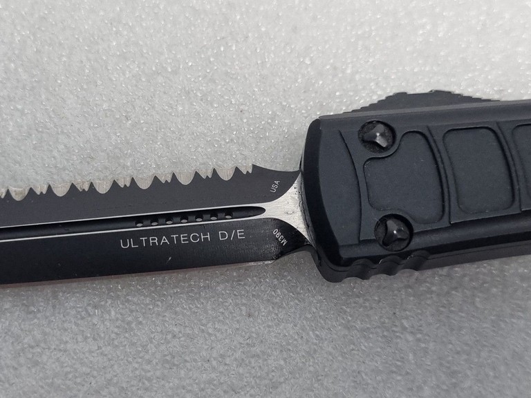 Розпродаж Microtech Ultratech Gen IV D/E Stonewash Standard Black (11224-10), продавець Техноскарб