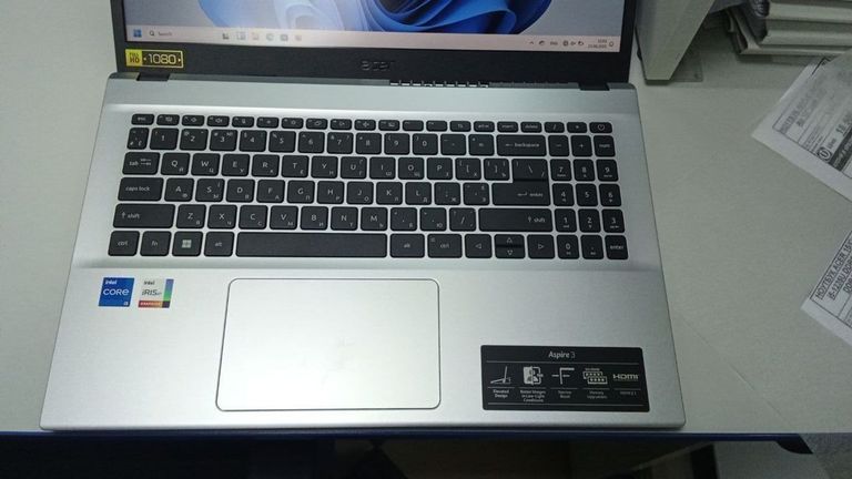 Оголошення Acer 15/core i5-1235u ddr5/16gb ddr4/hdd *відсутній/ssd 512 gb/*інтегрована Б/У