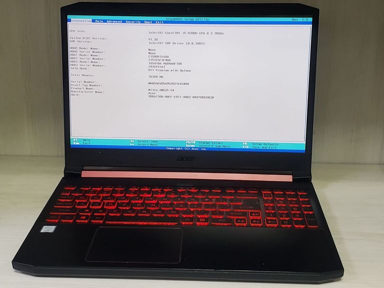 Купити Acer 16/core i5 8300h ddr4/16gb ddr3/hdd 1000 gb/ssd 480 gb/geforce gtx1050 2gb Б/У