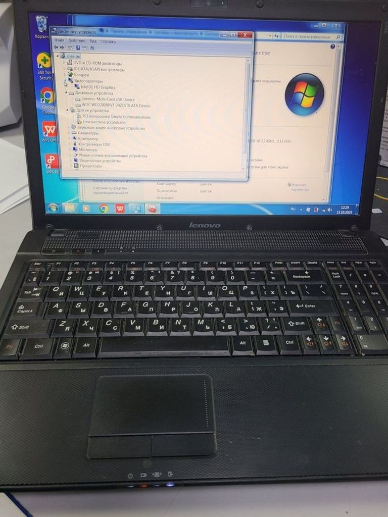 Дешиво Lenovo 15/pentium p6200 ddr3/2gb ddr3/hdd 320 gb/ssd *відсутній/*інтегрована с ломбарда