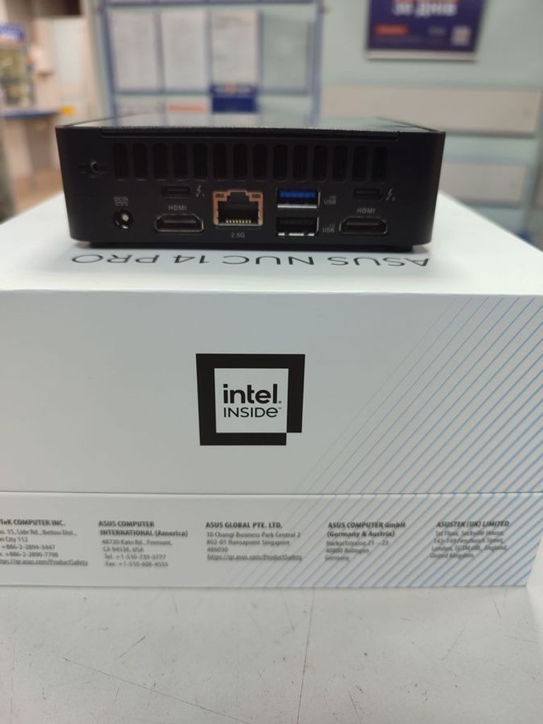 Объявление Asus nuc 14 pro/core 3 100u/ram16gb ddr5/ssd256gb Б/У