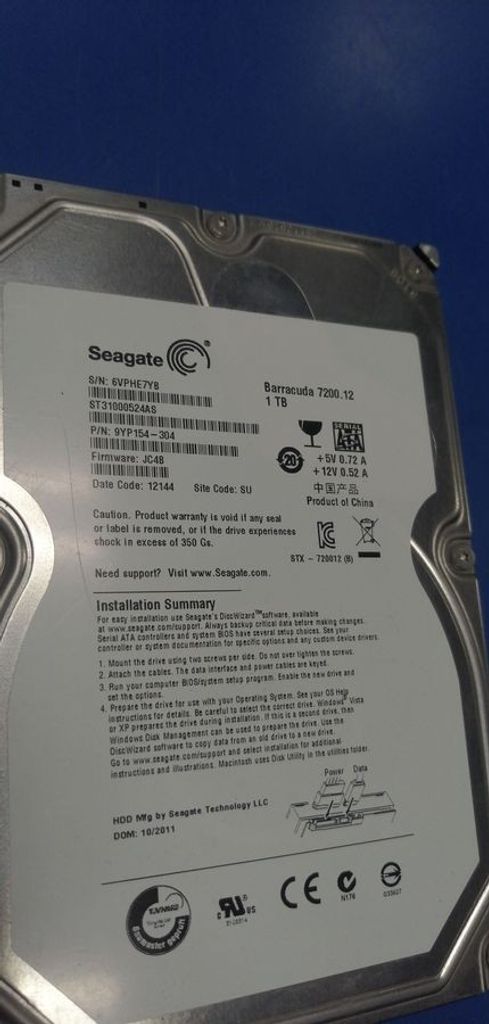 Дешево Seagate barracuda 1 tb з ломбарду