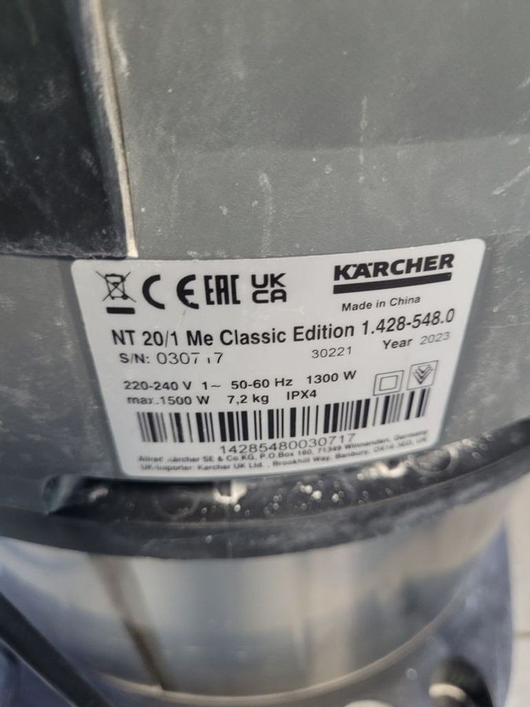 Дешиво Karcher nt 20/1 me classic edition с ломбарда