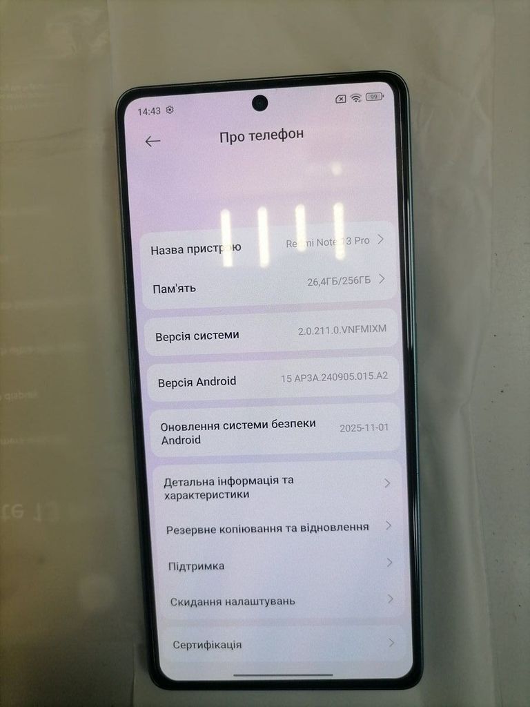 Xiaomi redmi note 13 pro 4g 8/256gb Код:01-200838493. Изображение 5