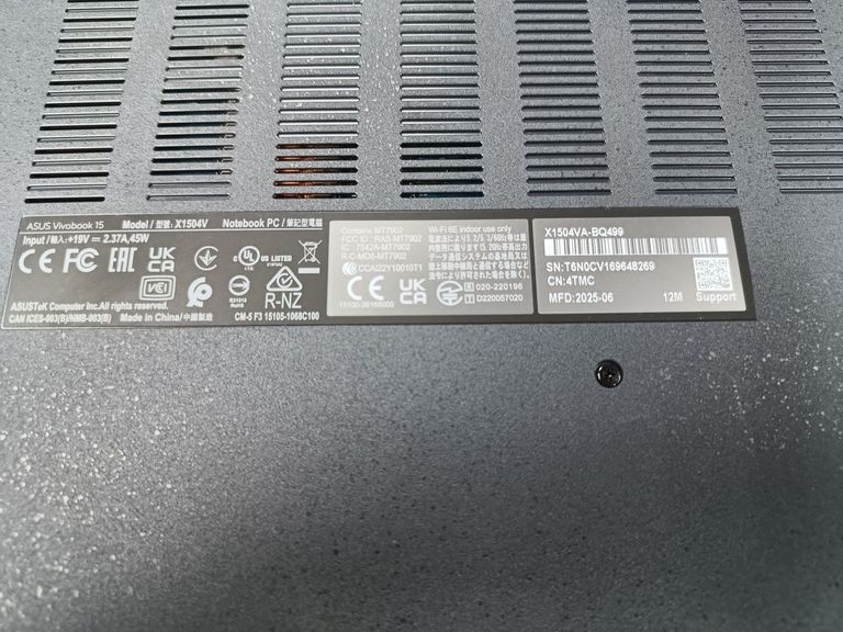 Дешево Asus 15/core i3-1315u ddr5/16gb ddr5/hdd *відсутній/ssd 512 gb/*інтегрована з ломбарду