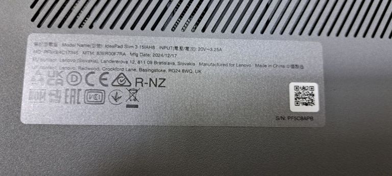 Дешево Lenovo 15/core i5-12450h ddr5/16gb ddr5/hdd *відсутній/ssd 500 gb/*інтегрована з ломбарду