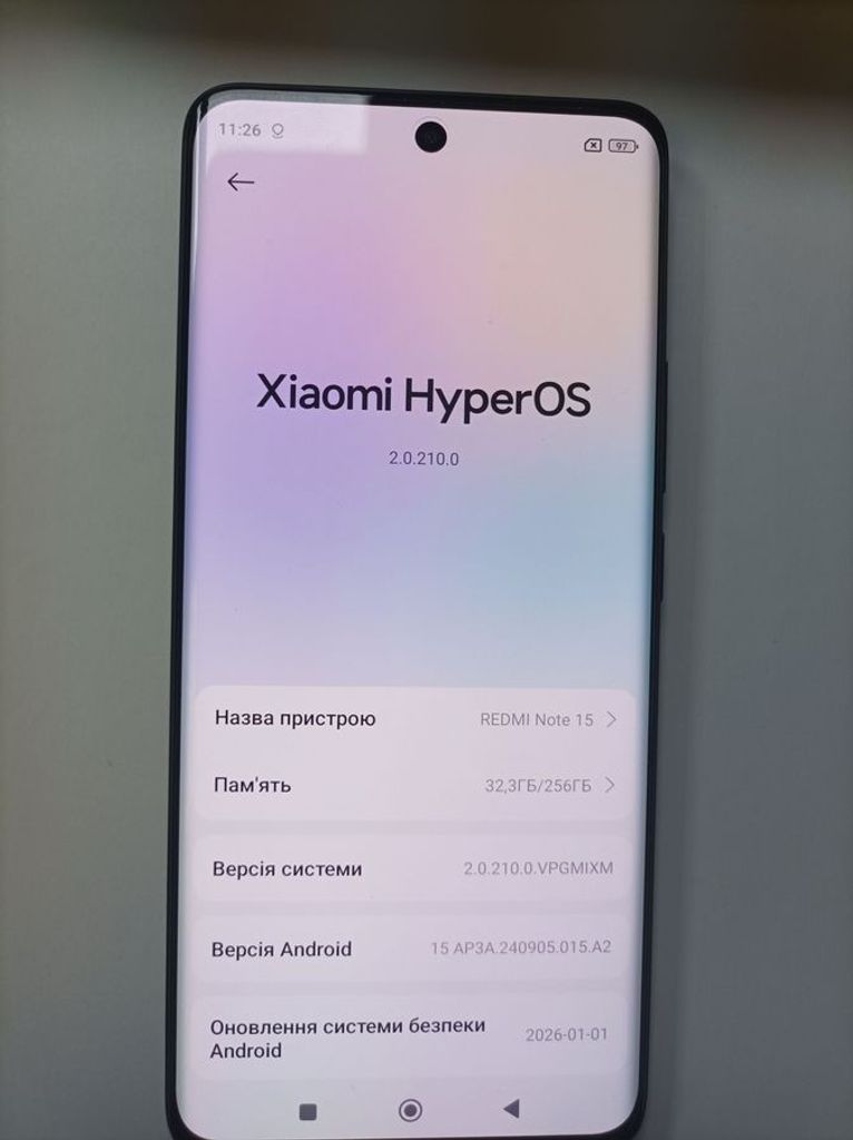 Дешиво Xiaomi Redmi Note 15 8/256GB Midnight Black с ломбарда