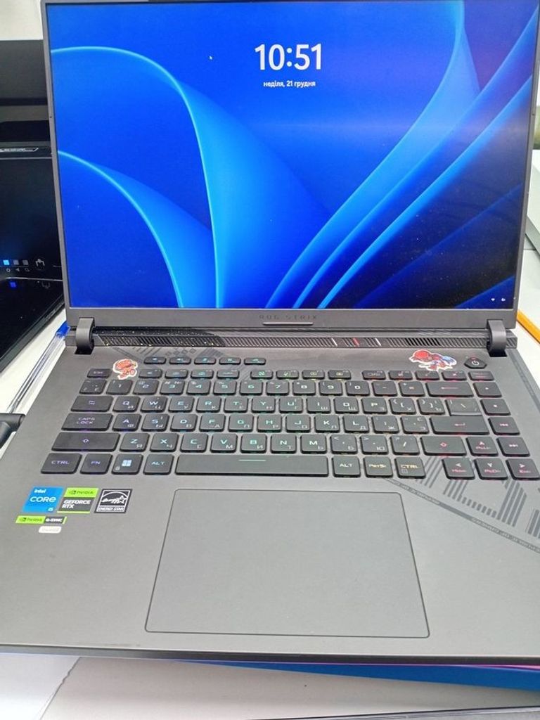 Купити Asus 16/core i5-13450hx ddr5/16gb ddr5/hdd *відсутній/ssd 512 gb/geforce rtx4050 6gb Б/У