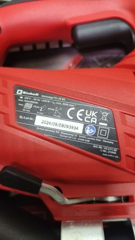 Розпродаж Einhell tc-js 85, продавець Техноскарб