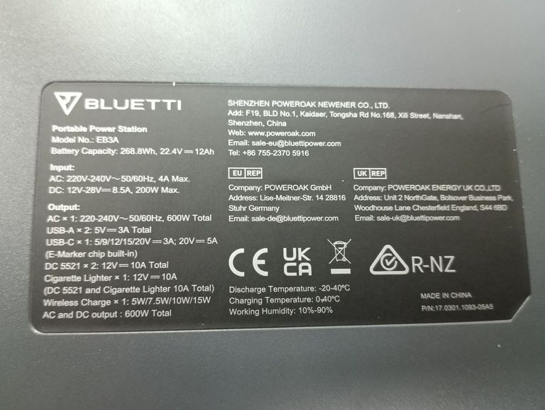 Дешево Bluetti eb3a 600w з ломбарду