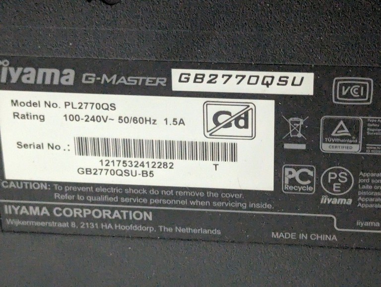 Объявление Iiyama GB2770QSU-B5 Б/У