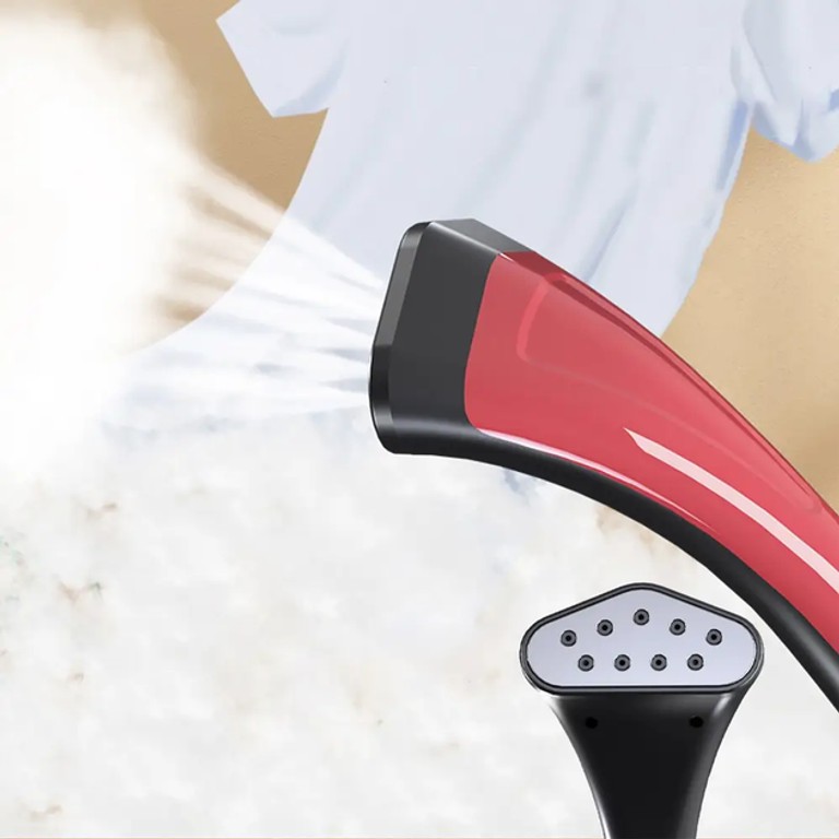 Вертикальний відпарювач для одягу Garment Steamer 2000W / Червона Парова праска для всіх видів тканини Код:null. Зображення 5