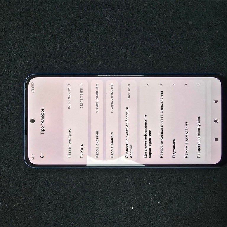 Xiaomi redmi note 12 4/128gb Код:01-200986723. Зображення 8