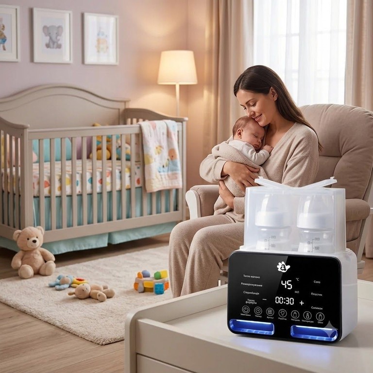 Оголошення Warmer-sterilizer на 2 пляшечки цифровий з таймером Б/У