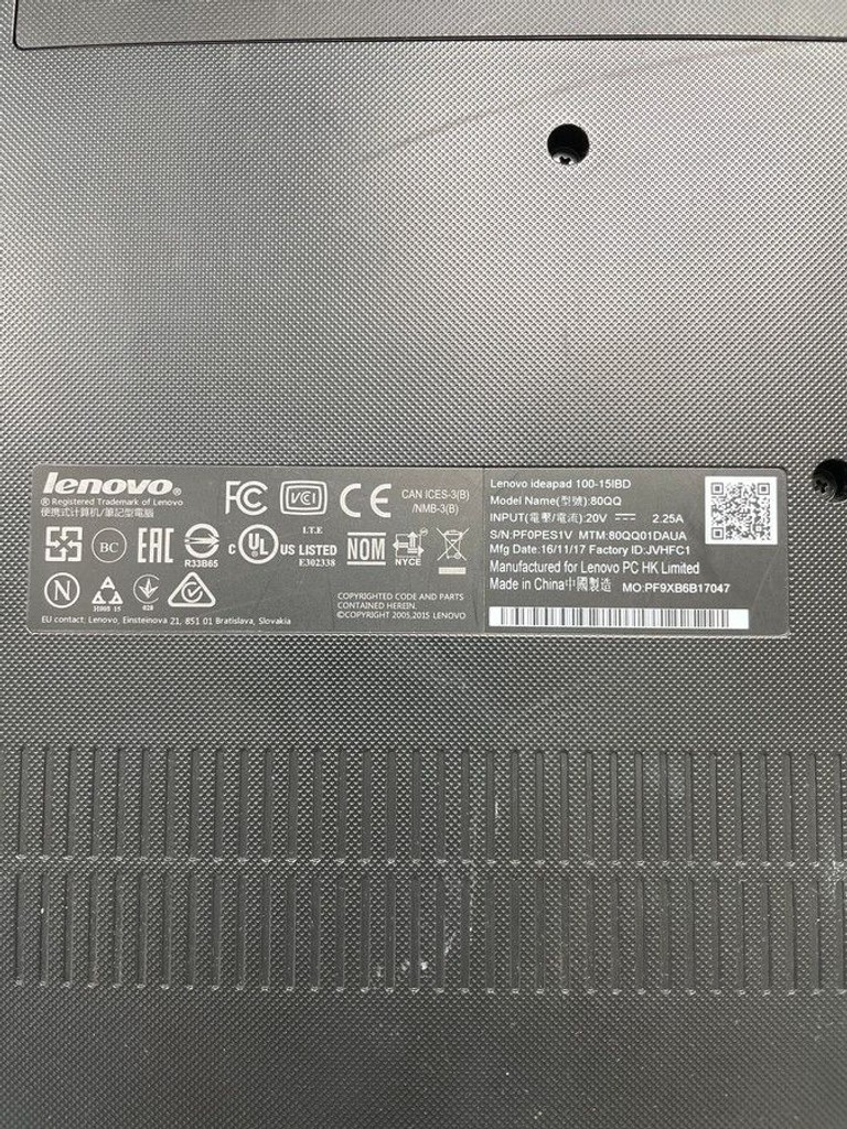 Распродажа Lenovo 15/core i3 5005u ddr3/4gb ddr3/hdd 500 gb/ssd *відсутній/*інтегрована, продавец Техноскарб