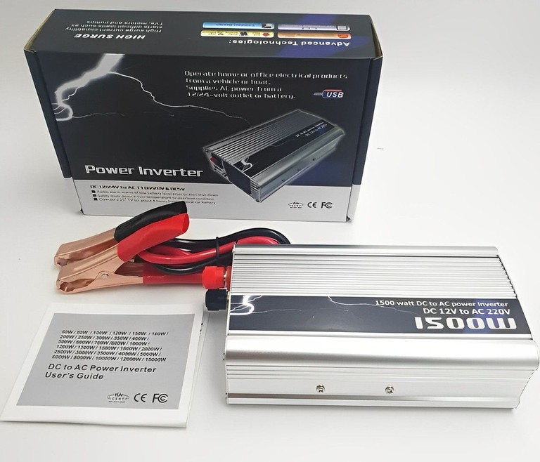 Купити Power Inverter 12-220В 1500Вт з USB виходом 12V на 220V 1500W Б/У