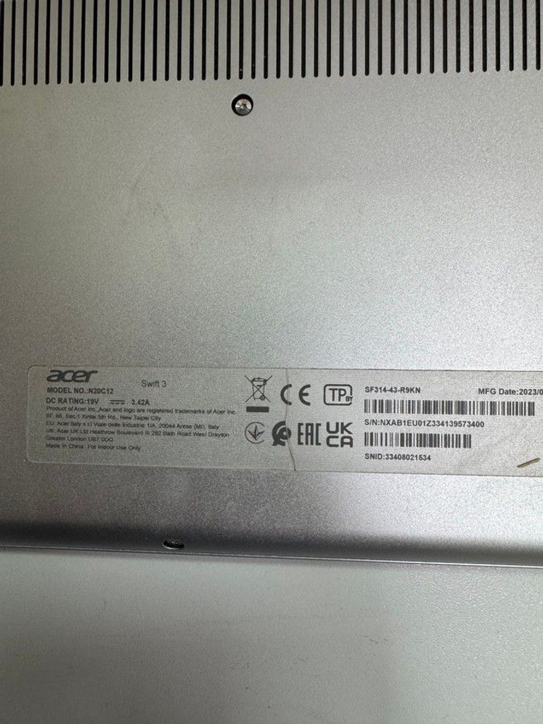 Объявление Acer 15/ryzen 7 5700u ddr4/16gb ddr4/hdd *відсутній/ssd 500 gb/*інтегрована Б/У