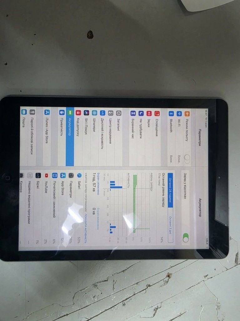 Оголошення Apple iPad Air 2 Wi-Fi + Cellular 32GB Space Gray (MNW12, MNVP2) Б/У