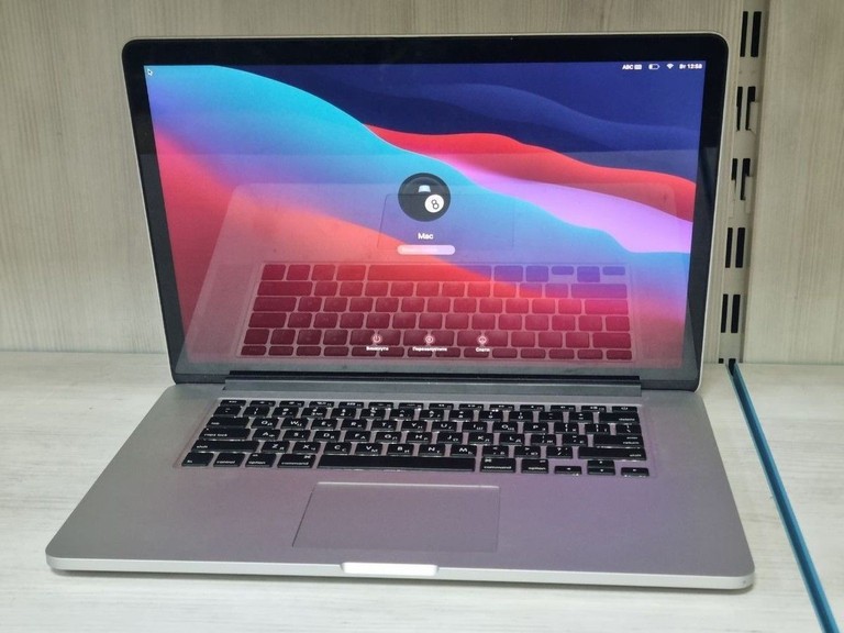 Оголошення Apple macbook pro a1398 15,4" core i7 2.2ghz/ram 16gb/ssd256gb/intel iris pro Б/У