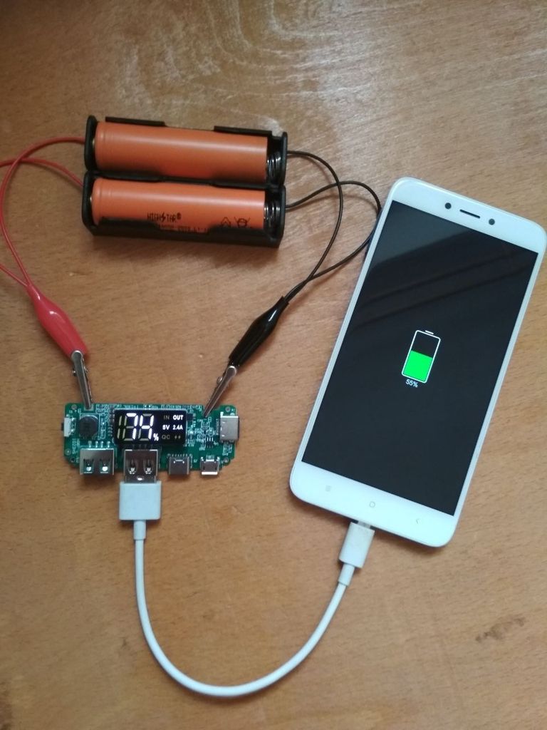 Оголошення Module for Power Bank Dual USB 5V 2.4A Б/У