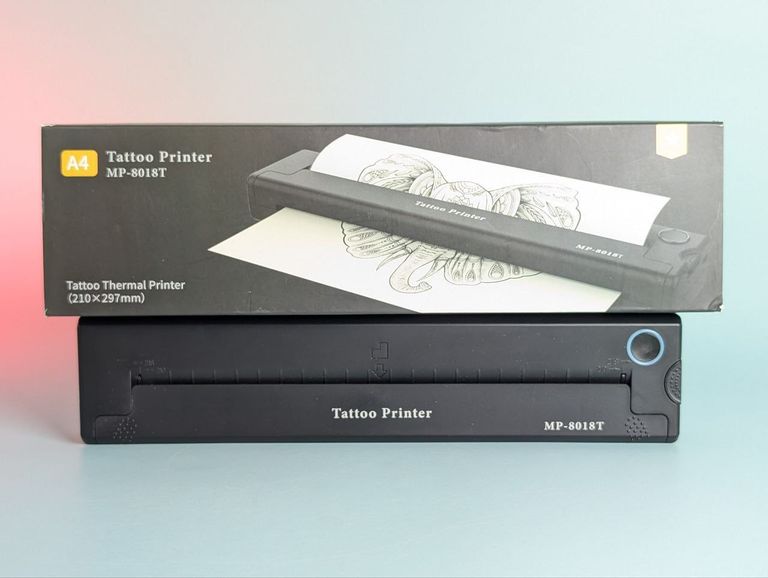 Бездротовий термопринтер Tattoo printer MP-8018T. Для татуювання. Новий. Код:null. Изображение 7