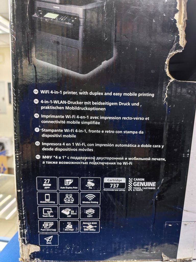 Canon canon i-sensys mf247dw with wi-fi Код:01-200533845. Зображення 5