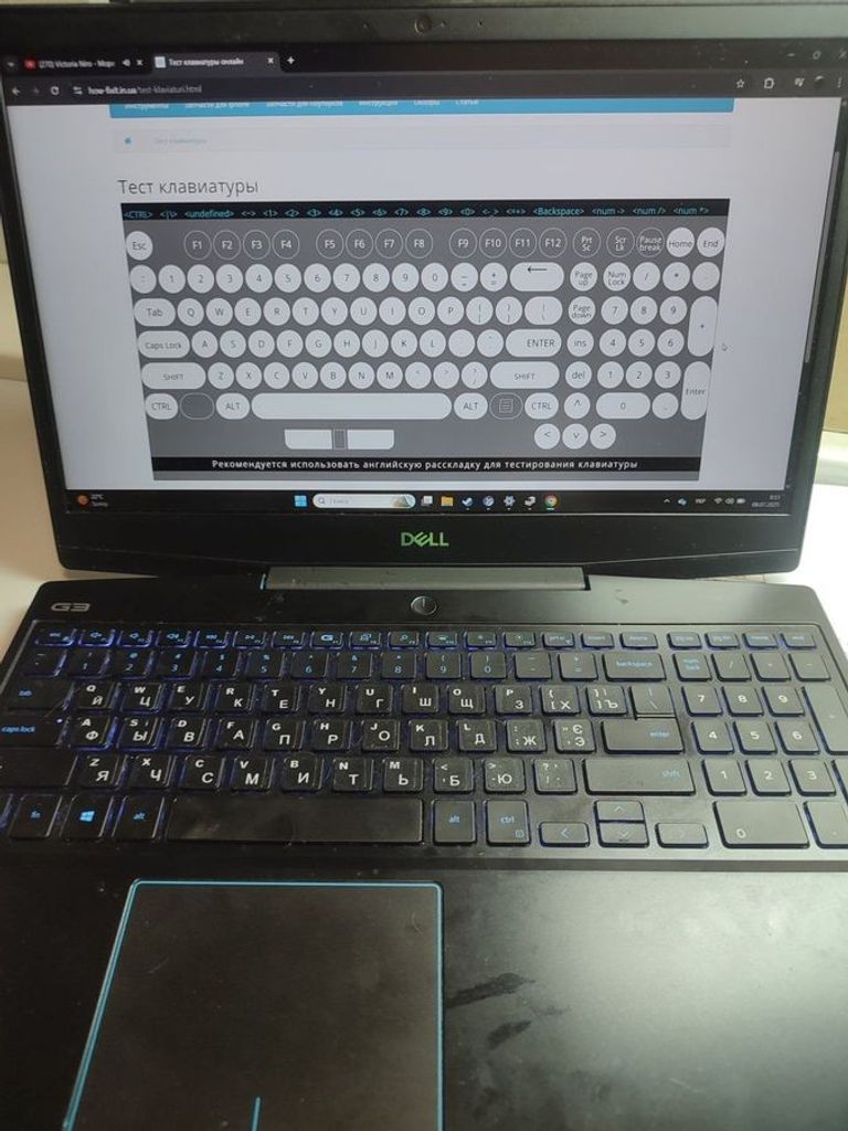 Dell 15/core i7-10750h ddr4/16gb ddr4/hdd *відсутній/ssd 512 gb/geforce gtx1650ti 4gb Код:01-200564882. Зображення 6