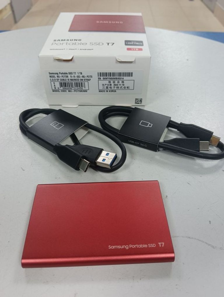 Купить Samsung t7 1 tb Б/У