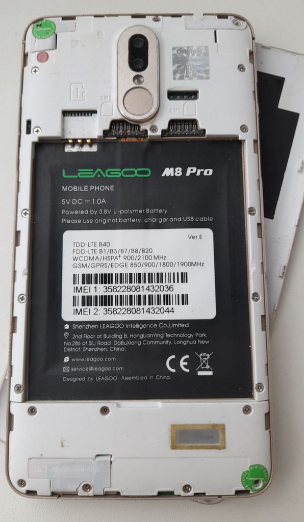 Объявление Leagoo m8 pro 2/16gb Б/У