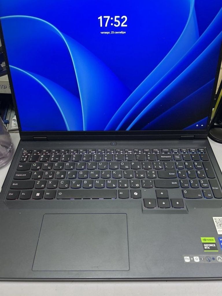 Объявление Lenovo 16/core i7-14700hx ddr5/8gb ddr5/hdd *відсутній/ssd 1000 gb/geforce rtx4070 8gb Б/У