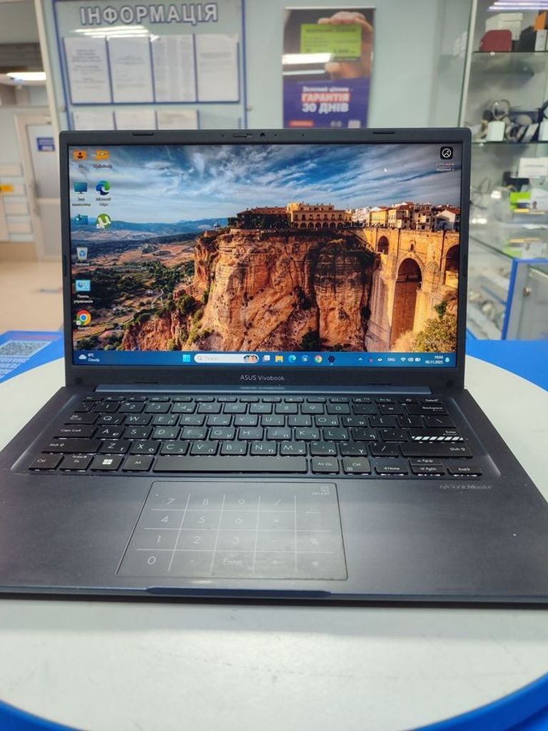 Купить Asus 14/core i5-1235u ddr5/16gb ddr4/hdd *відсутній/ssd 512 gb/*інтегрована Б/У