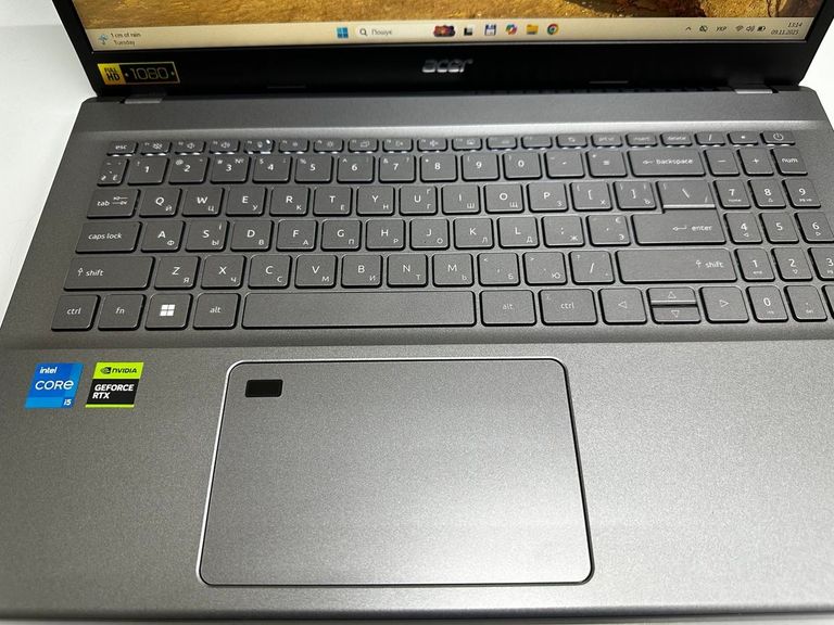 Acer 15/core i5-1235u ddr5/16gb ddr4/hdd *відсутній/ssd 480 gb/geforce rtx2050 4gb Код:01-200782156. Зображення 11