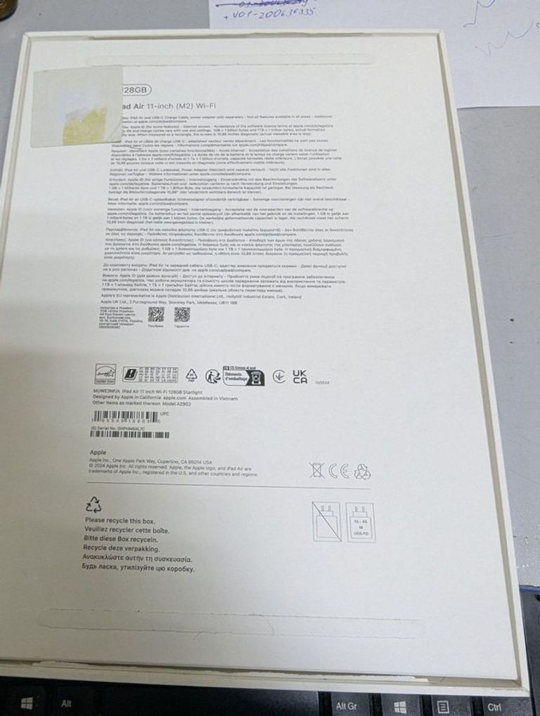 Apple ipad air 11 2025 wi-fi 128gb Код:01-200789674. Зображення 6