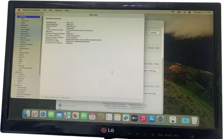 Купить Apple mac mini a2686 mmfj3 m2/8core/ram 8gb/ssd256gb Б/У