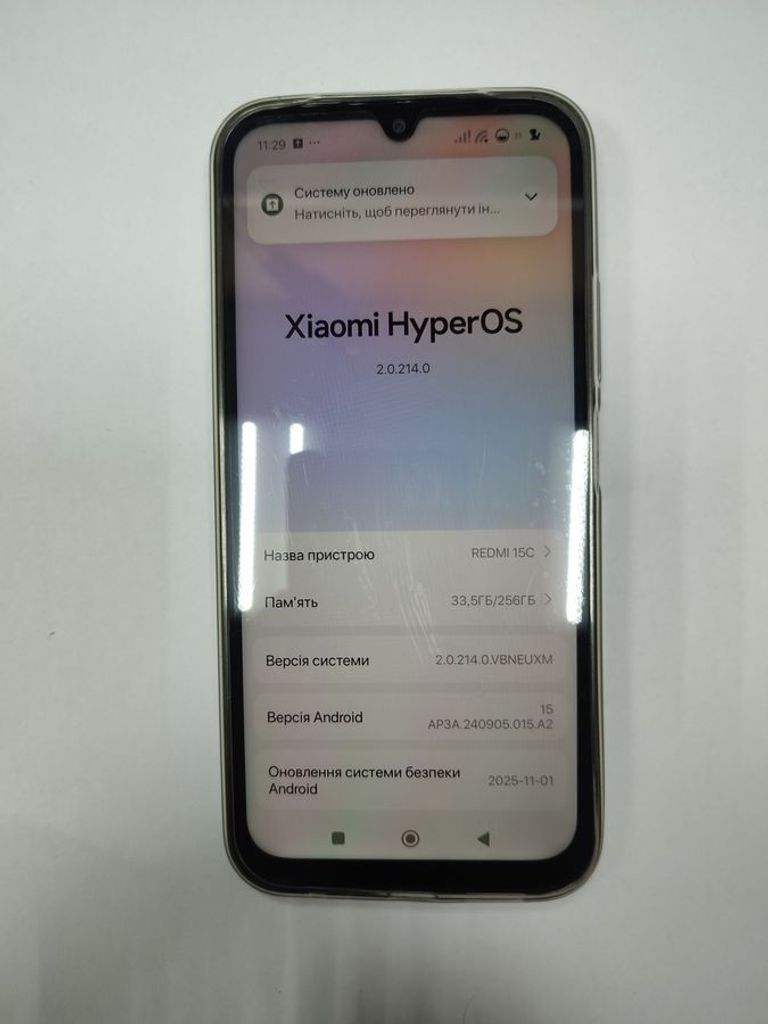 Оголошення Xiaomi redmi 15c 4g 8/256gb Б/У