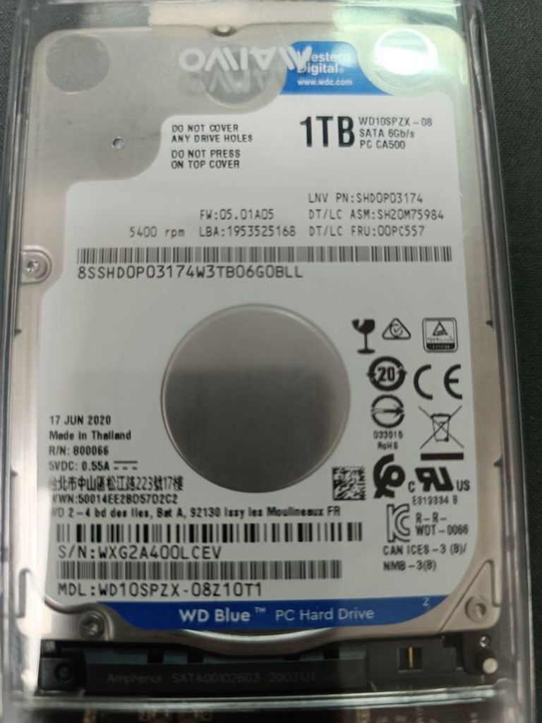 Купити Wd blue 1 tb/ wd10ezex-00bn5a0 Б/У