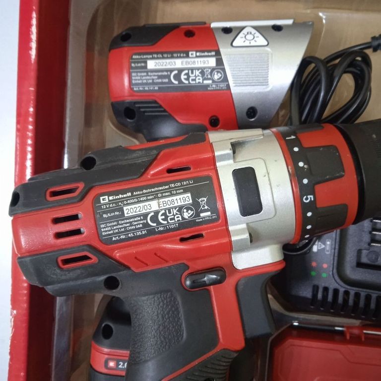 Розпродаж Einhell te-cd 12/1 3x-li 1акб зп, продавець Техноскарб