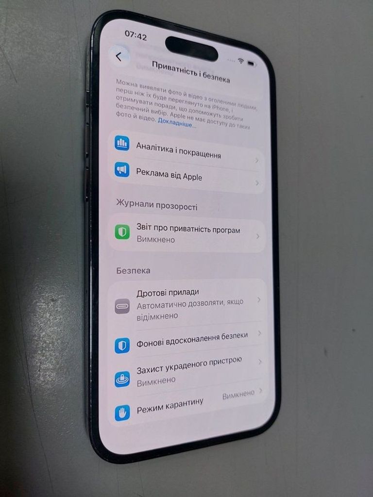 Apple iphone 14 pro 256gb Код:01-200867070. Зображення 7