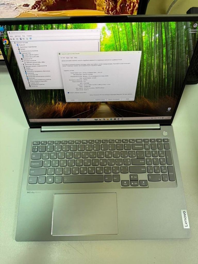 Объявление Lenovo 15/core i5-1240p ddr5/16gb ddr5/ssd 512 gb/geforce rtx2050 4gb Б/У