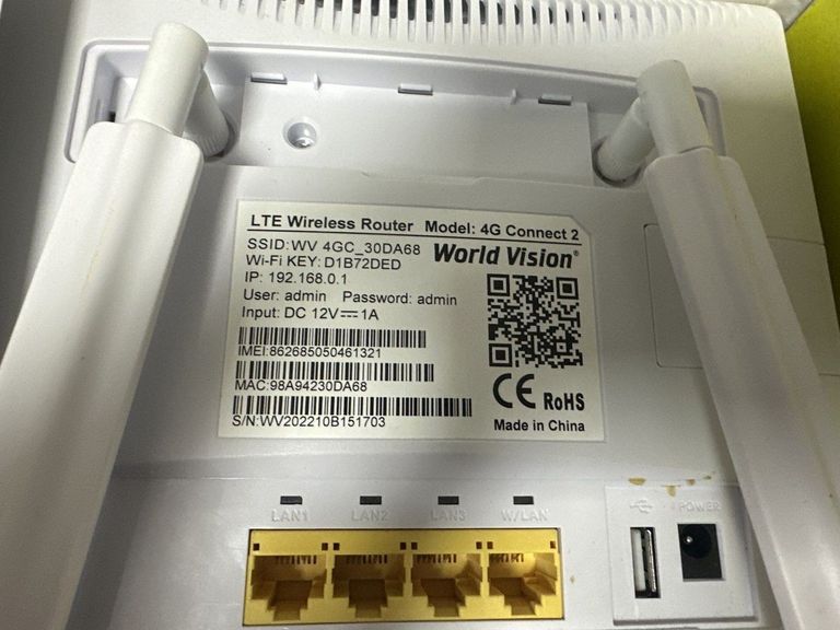 Дешиво World Vision 4g connect 2 с ломбарда