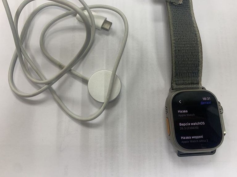 Apple watch ultra 2 gps + cellular 49mm titanium case Код:01-200900205. Изображение 5