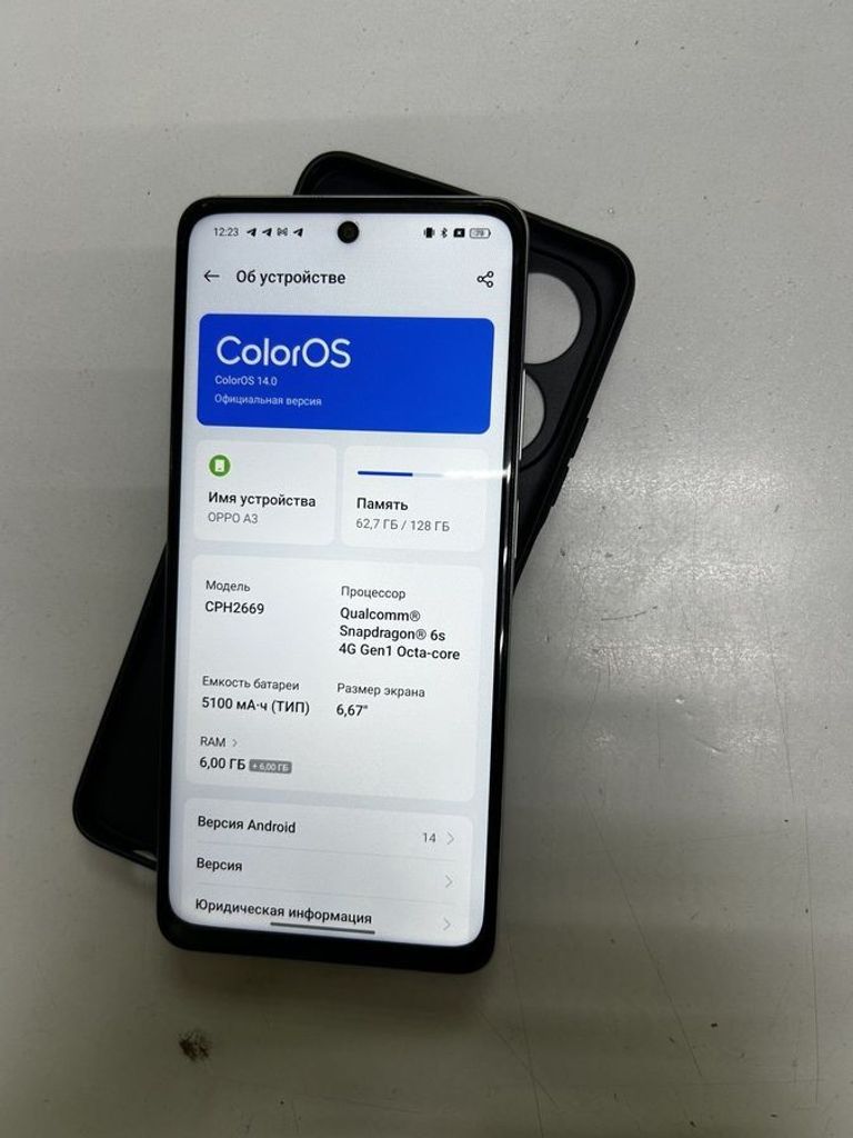 Оголошення Oppo a3 4g 6/128gb Б/У