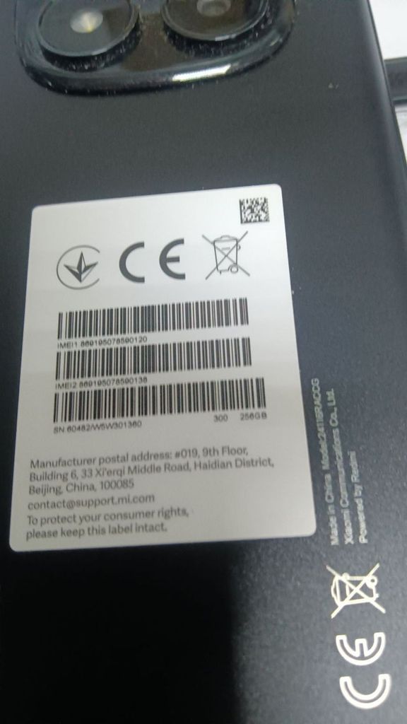 Xiaomi Redmi Note 14 Pro 5G 12/256GB Midnight Black Код:01-200920910. Зображення 9